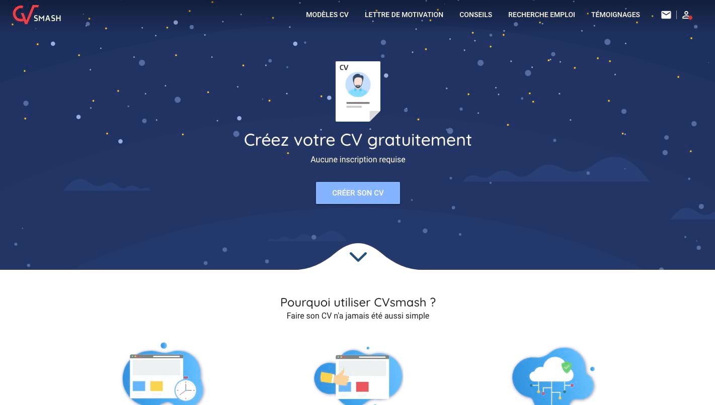 Connaissez-vous CVSmash, l&rsquo;outil de création de CV gratuit made in France ?