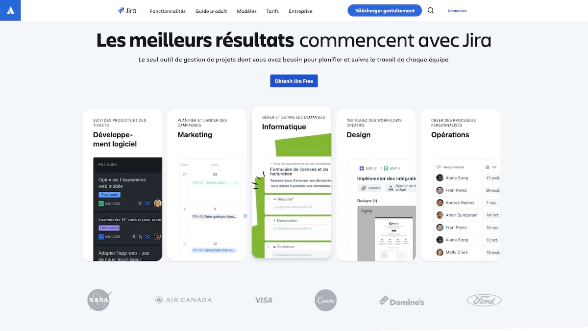 JIRA, c&rsquo;est quoi ? Définition et fonctionnalités de ce logiciel de gestion de projet par Atlassian
